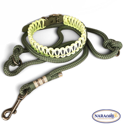 Salbeigrünes Paracord-Tau der Multifunktionsleine Seegras im Materialdetail